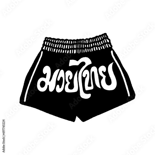 svg thailand land of smile doodle element set