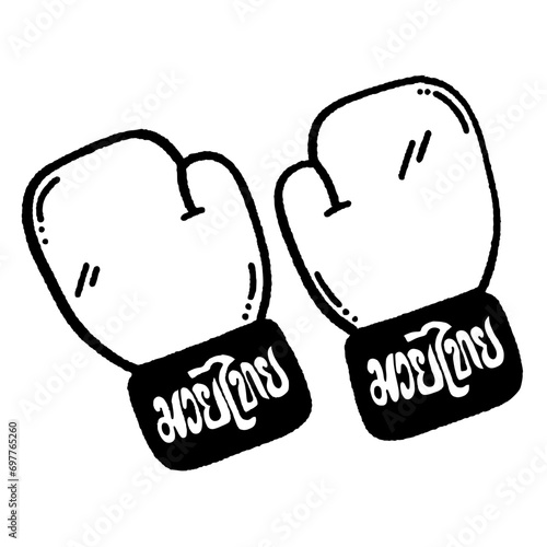 svg thailand land of smile doodle element set