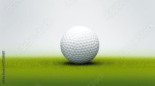 a golf ball on grass