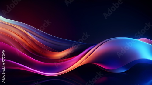 Background and wallpaper to use as a graphic design resource or on the web, with blue and lilac color waves