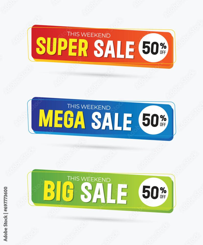 Super, Mega, Big sale, special offer label red and black sale tag. Advertising discount symbol retail sticker modern vector illustration. Super, Mega, Big sale, special offer label red and black sale tag. Advertising discount symbol retail sticker modern vector illustration.