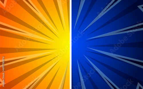 Versus fight background comic style design. Vector illustration