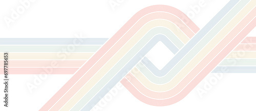 Abstract retro background with stripes and lines. Vector illustration.
