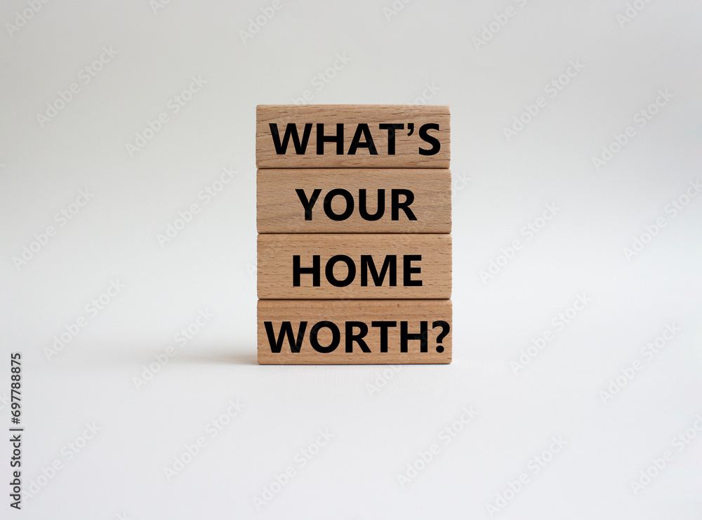 What is your home worth symbol. Wooden blocks with words What is your home worth. Beautiful white background. Business and What is your home worth concept. Copy space. What is your home worth symbol. Wooden blocks with words What is your home worth. Beautiful white background. Business and What is your home worth concept. Copy space.