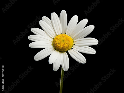 Chamomile flower in studio background  single Chamomile flower  Beautiful flower  ai generated image