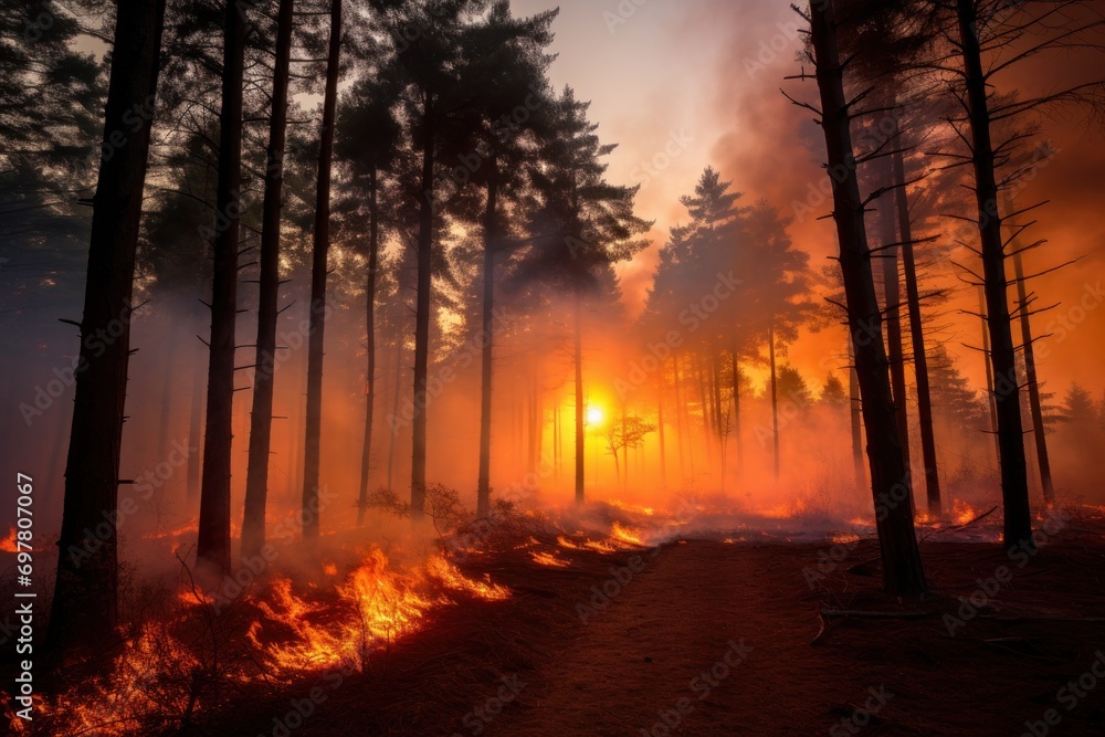 the rising threat of a forest fire