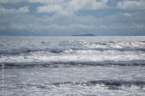 Atardecer en playa Las Lajas en Panama  © crist.cort