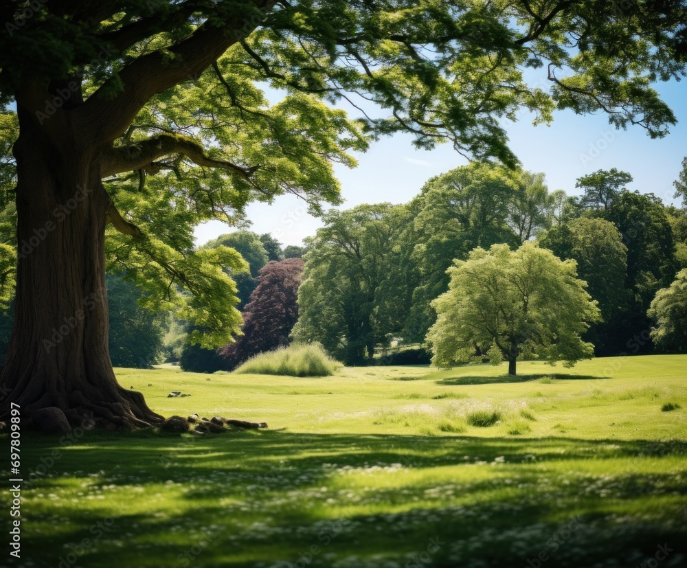 an image of a green lawn