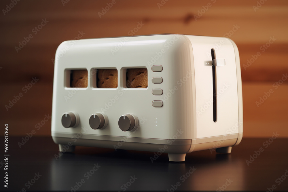 a toaster with bread and bread with blueberry jam a toaster with bread and bread with blueberry jam