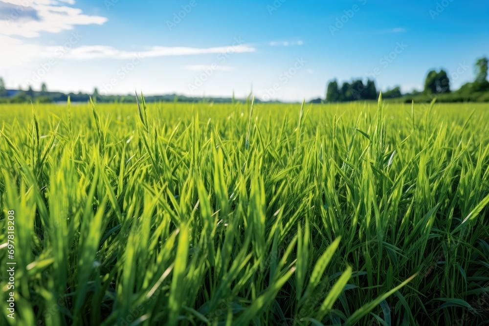 green wheat field