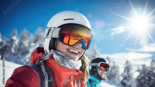 skier in the mountains © Vasili