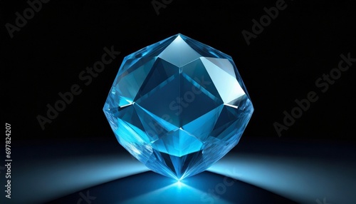 Beautiful blue Dimond dispersion the light. dimond dispersion glass objects 