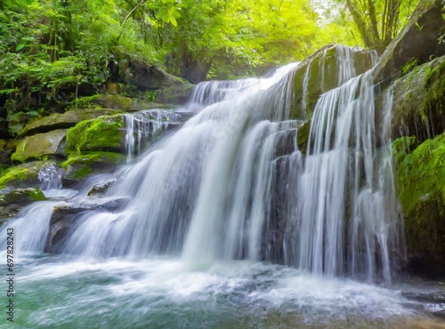 Waterfall landscape