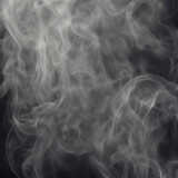 Smoke background texture border, black abstract background 
