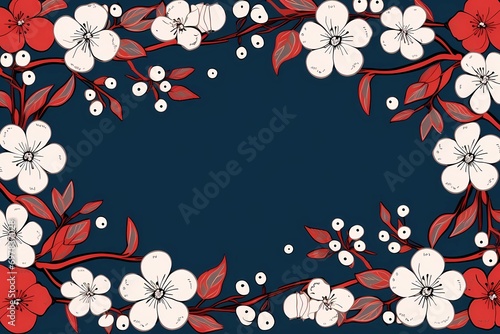 Wallpaper Mural flower background picture, flower frame, greeting flower picture Torontodigital.ca