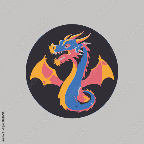 Dragon Logo EPS Format Design Very Coo