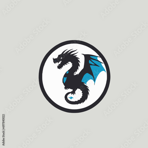 Dragon Logo EPS Format Design Very Coo