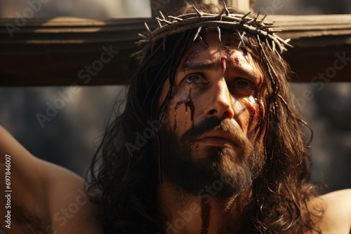 Jesus Christ, Jesus of Nazareth, Old Testament messiah, Christianity religion Bible, Old Testament Gospels, son of man, lamb of the lord the boy of God, son of David the savior. photo