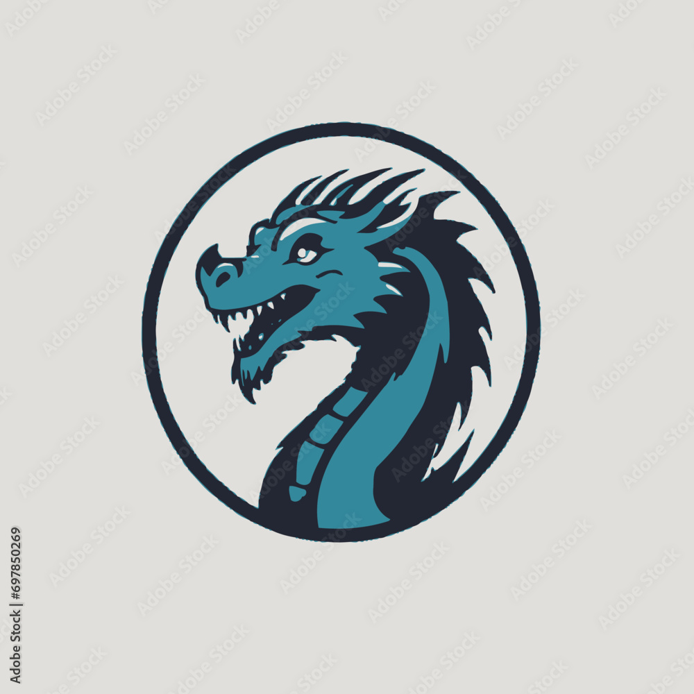 Dragon Logo EPS Format Design Very Cool Dragon Logo EPS Format Design Very Cool