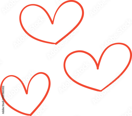 simple heart shape outline
