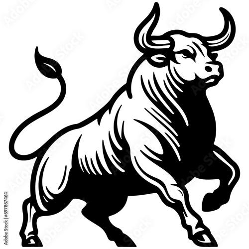 Buffalo Sketch Drawing.