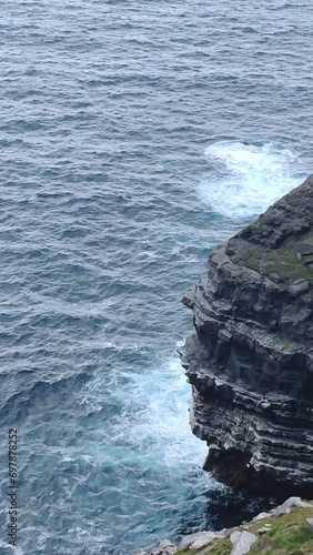 Irish Coastline, Cliff, Ireland, Irish Sea