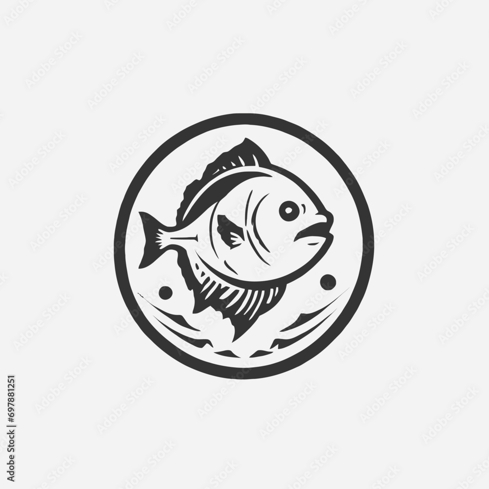 Obraz premium Fish Logo EPS Format Design Very Cool