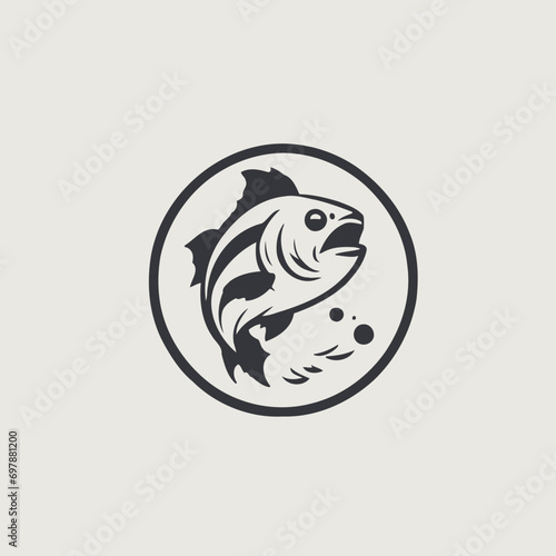 Fish Logo EPS Format Design Very Cool © GANNES
