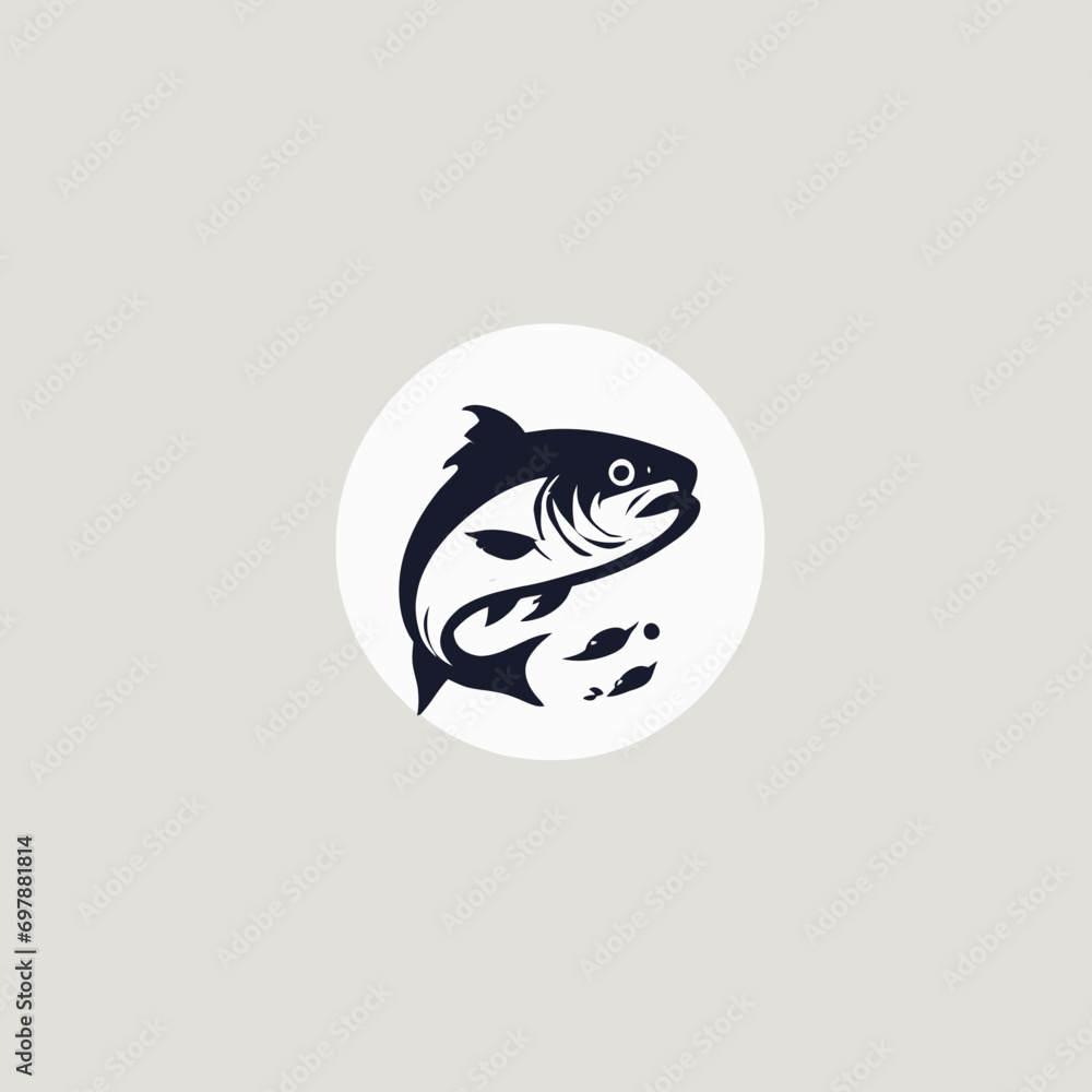 Obraz premium Fish Logo EPS Format Design Very Cool
