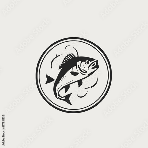 Fish Logo EPS Format Design Very Cool
