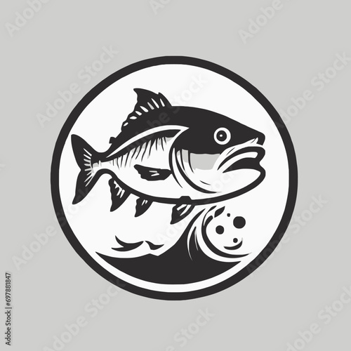 Fish Logo EPS Format Design Very Cool