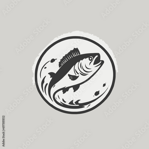 Fish Logo EPS Format Design Very Cool