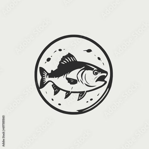 Fish Logo EPS Format Design Very Cool