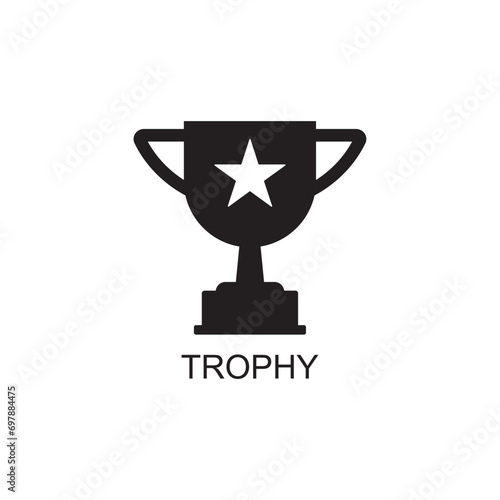 trophy icon , win icon vector