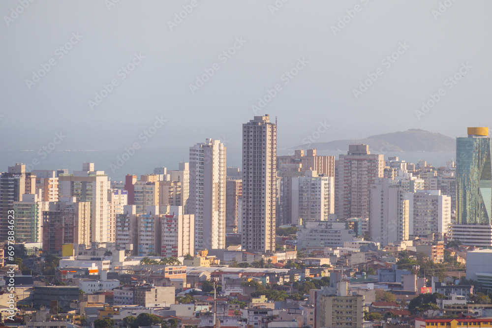 View of the city of Vila Velha in Espirito Santo.