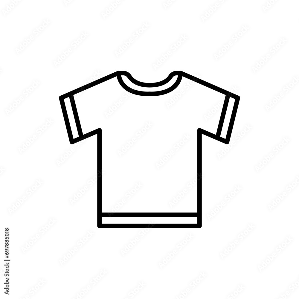 T-shirt outline icons, fashion minimalist vector illustration ,simple transparent graphic element .Isolated on white background T-shirt outline icons, fashion minimalist vector illustration ,simple transparent graphic element .Isolated on white background