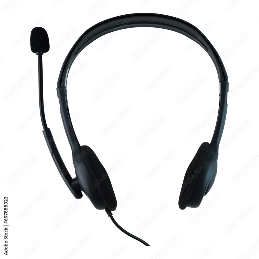 Headphone Isolated Transparent Headphone Isolated Transparent