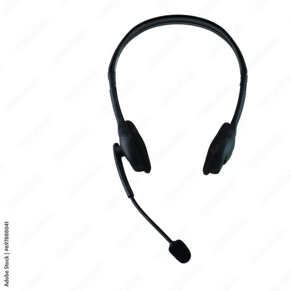 Headphone Isolated Transparent Headphone Isolated Transparent