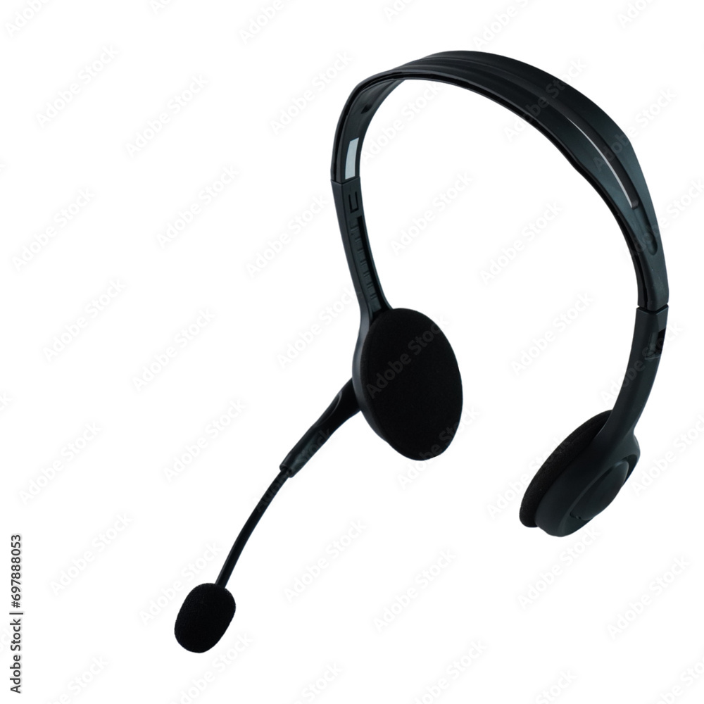 Headphone Isolated Transparent Headphone Isolated Transparent
