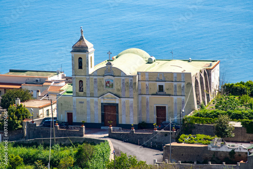 Fototapeta Naklejka Na Ścianę i Meble -  Church of St Giorgio Martire - Ischia Island - Italy