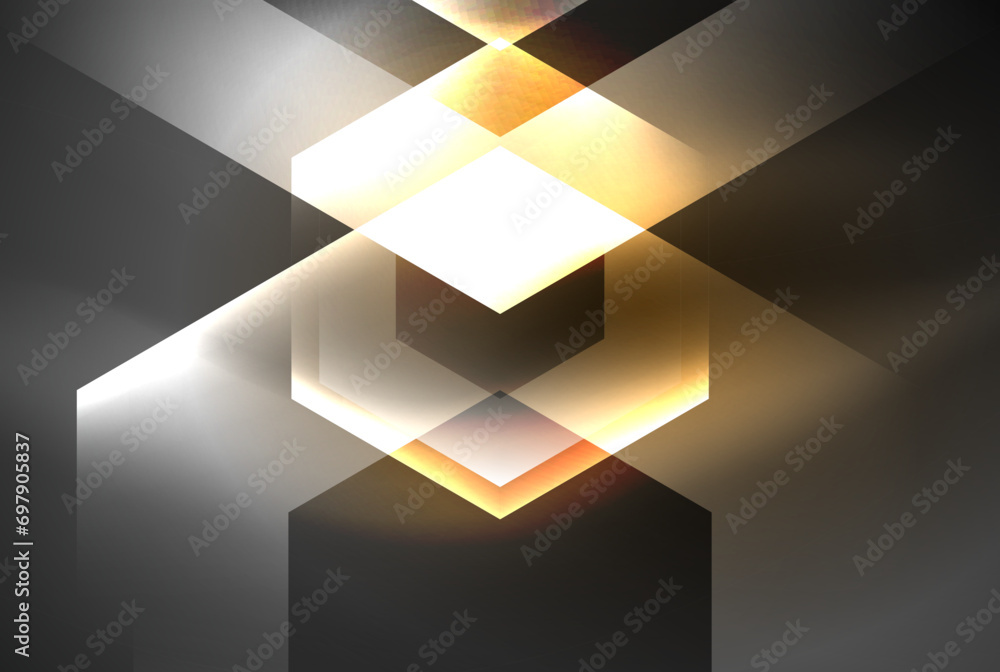 Arrow hexagon neon light glowing shapes background. Vector illustration For Wallpaper, Banner, Background, Card, Book Illustration, landing page Arrow hexagon neon light glowing shapes background. Vector illustration For Wallpaper, Banner, Background, Card, Book Illustration, landing page
