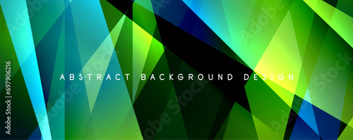 Breaking Glass Background, Kaleidoscope effect. Transparent Straight Lines. Dynamic Light Rays effect. Vector Illustration For Wallpaper, Banner, Background, Card, Book Illustration, landing page