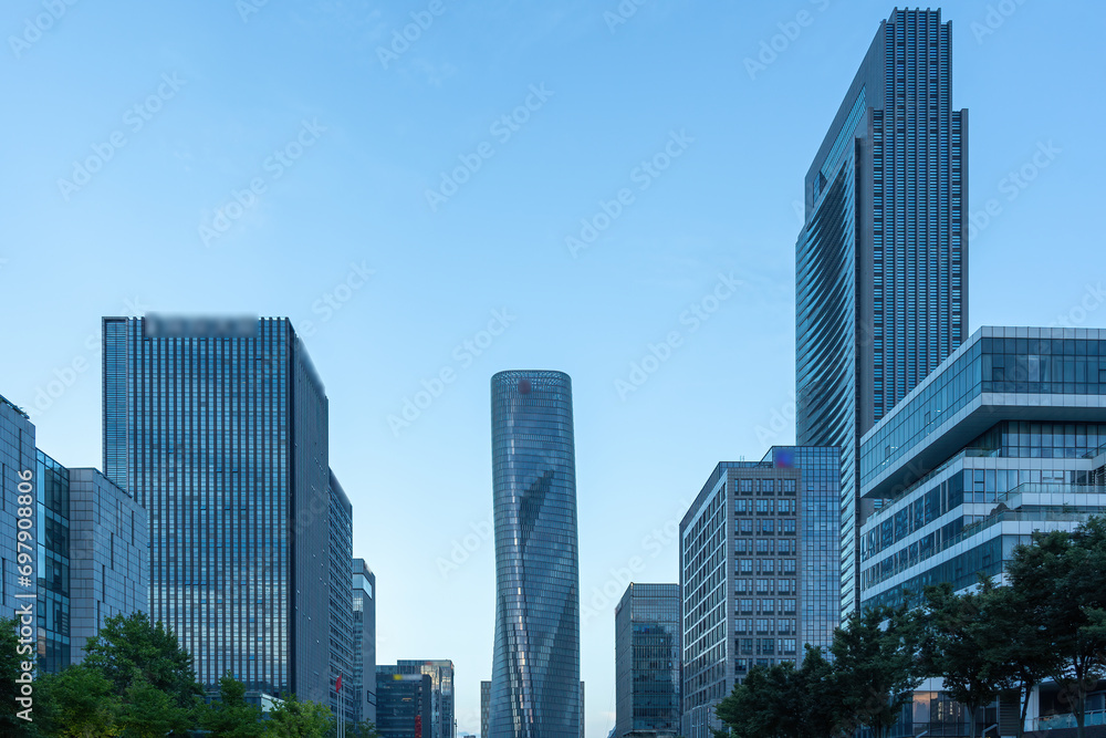 Street View of Ningbo East New City Financial District