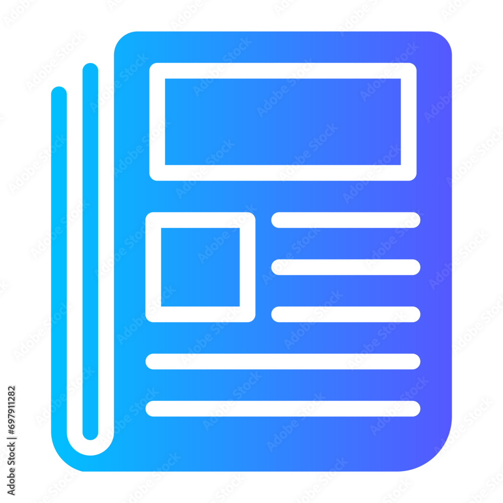 journalism gradient icon journalism gradient icon