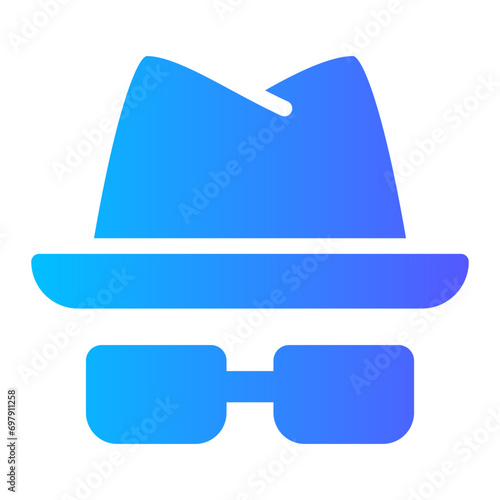 detective gradient icon