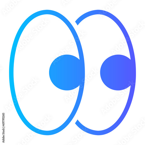 cartoon gradient icon