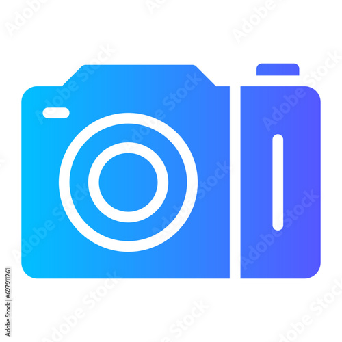 documentary gradient icon