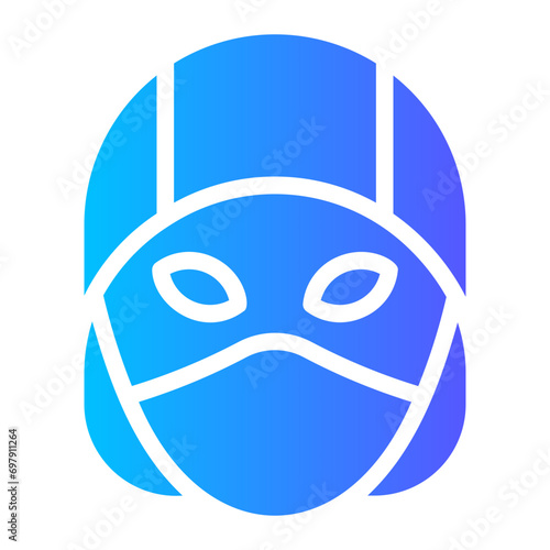 crime gradient icon