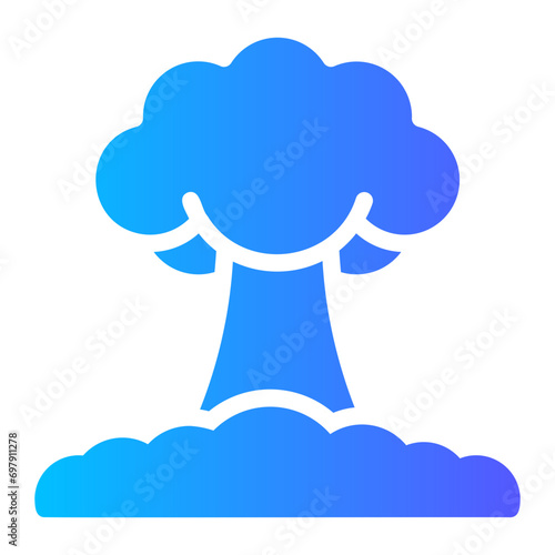 catastrophe gradient icon