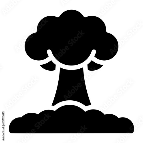 catastrophe glyph icon